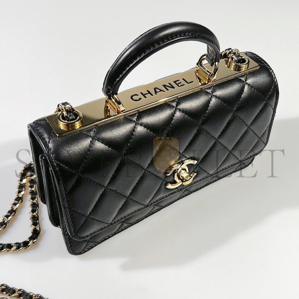 CHANEL MASTER ACCORDION CHAIN BAG (22*19*5.5cm)